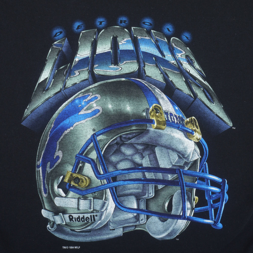 NFL (Salem) - Detroit Lions T-Shirt 1994 X-Large Vintage Retro Football