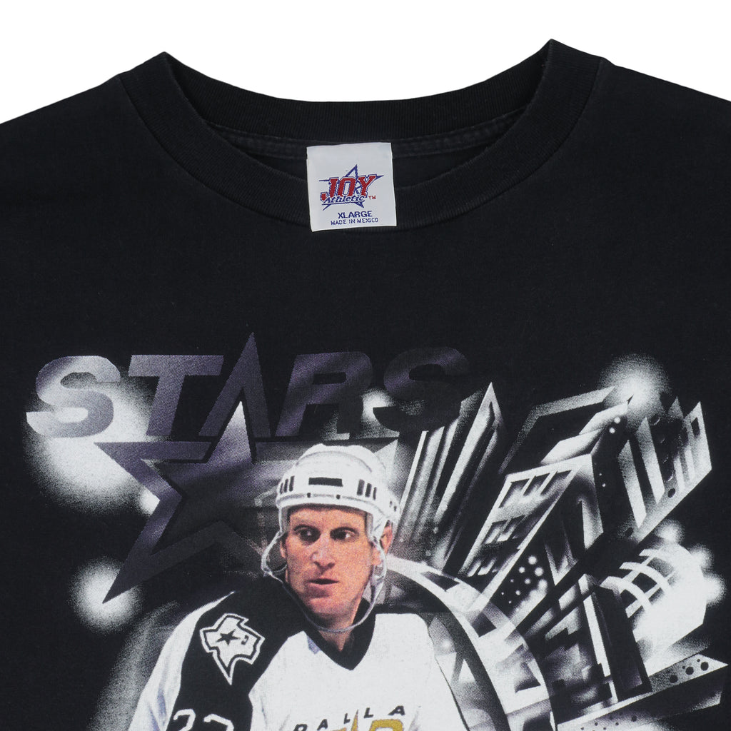 NHL (Joy Athletic) - Dallas Stars, Brett Hull T-Shirt 1990s X-Large Vintage Retro Hockey