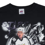 NHL (Joy Athletic) - Dallas Stars, Brett Hull T-Shirt 1990s X-Large Vintage Retro Hockey