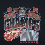 NHL - Detroit Red Wings, Stanley Cup Champs T-Shirt 1995 Large Vintage Retro Hockey