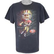 NFL (Salem) - Kansas City Chiefs, Joe Montana T-Shirt 1990s X-Large Vintage Retro Football