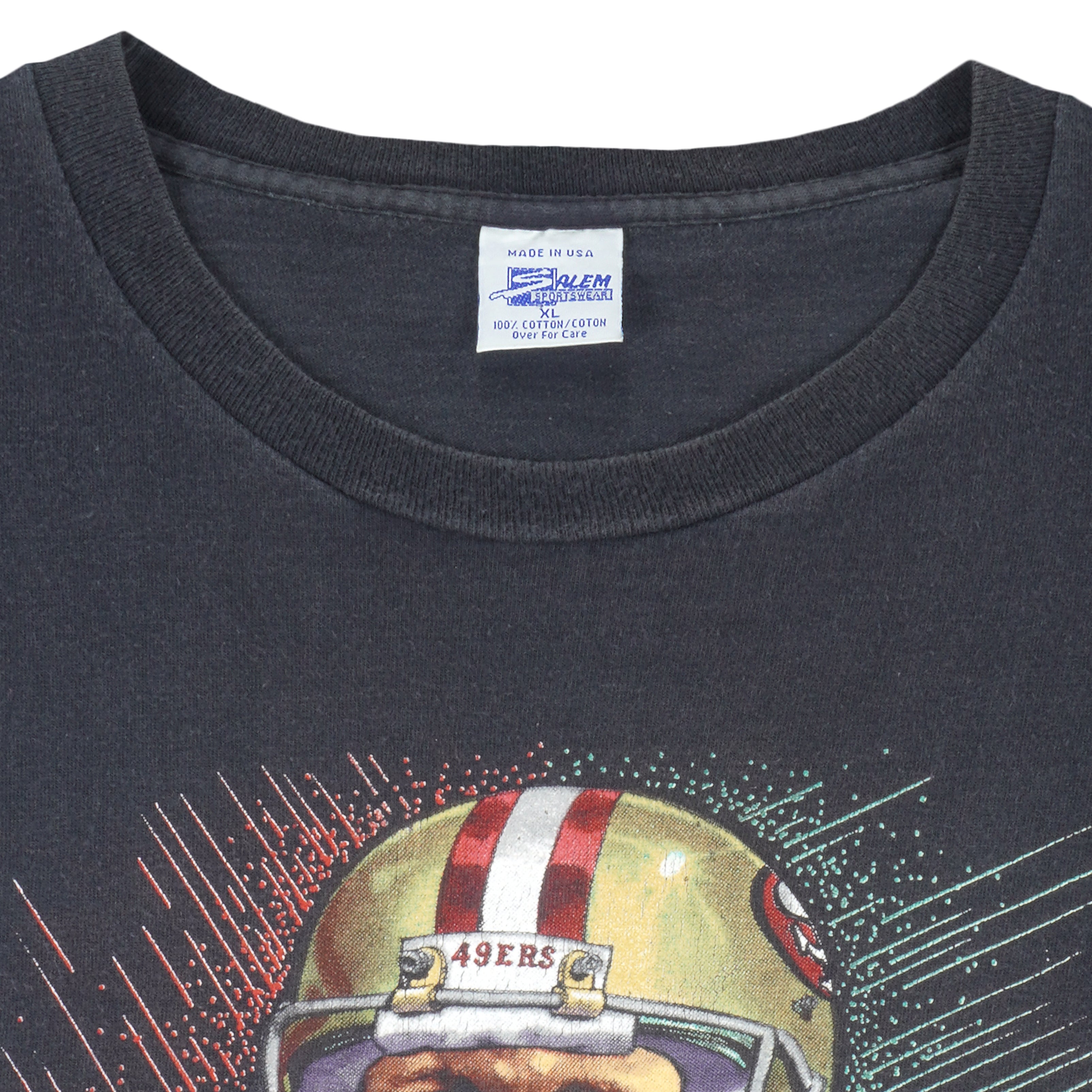 NFL (Salem) - Kansas City Chiefs, Joe Montana T-Shirt 1990s X-Large Vintage Retro Football