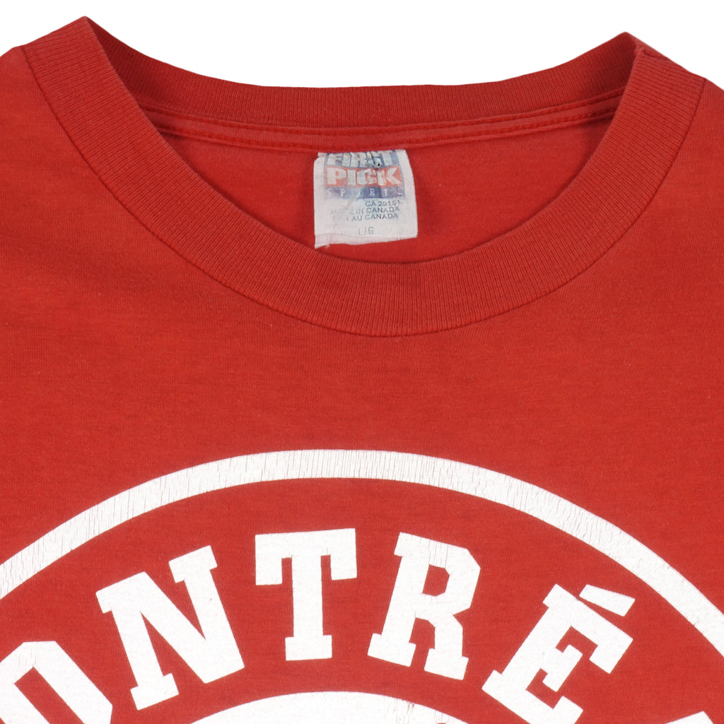 MLB - Montreal Expos Big Logo T-Shirt 1996 Large Vintage Retro Baseball