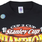 NHL - Detroit Red Wings, Stanley Cup Champs T-Shirt 1998 Large Vintage Retro Hockey