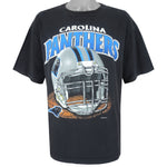 NFL (True-Fan) - Carolina Panthers Spell-Out T-Shirt 1996 X-Large Vintage Retro Football