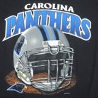 NFL (True-Fan) - Carolina Panthers Spell-Out T-Shirt 1996 X-Large Vintage Retro Football