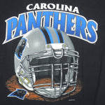 NFL (True-Fan) - Carolina Panthers Spell-Out T-Shirt 1996 X-Large Vintage Retro Football