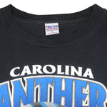NFL (True-Fan) - Carolina Panthers Spell-Out T-Shirt 1996 X-Large Vintage Retro Football