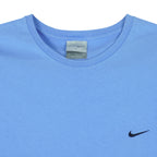 Nike - Baby Blue Embroidered T-Shirt 1990s X-Large Vintage Retro
