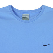 Nike - Baby Blue Embroidered T-Shirt 1990s X-Large Vintage Retro