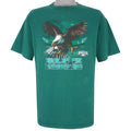 NFL - Philadelphia Eagles Spell-Out T-Shirt 1990s Large Vintage Retro Football