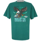 NFL - Philadelphia Eagles Spell-Out T-Shirt 1990s Large Vintage Retro Football