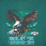 NFL - Philadelphia Eagles Spell-Out T-Shirt 1990s Large Vintage Retro Football