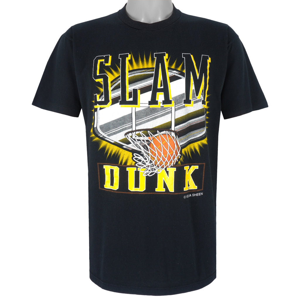 Vintage (Velva Sheen) - Slam Dunk Basketball T-Shirt 1990s X-Large Vintage Retro