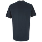 Nike - Black Embroidered T-shirt 1990s Large Vintage Retro