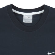 Nike - Black Embroidered T-shirt 1990s Large Vintage Retro