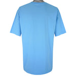 Nike - Blue Embroidered T-Shirt 1990s X-Large Vintage Retro