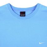 Nike - Blue Embroidered T-Shirt 1990s X-Large Vintage Retro