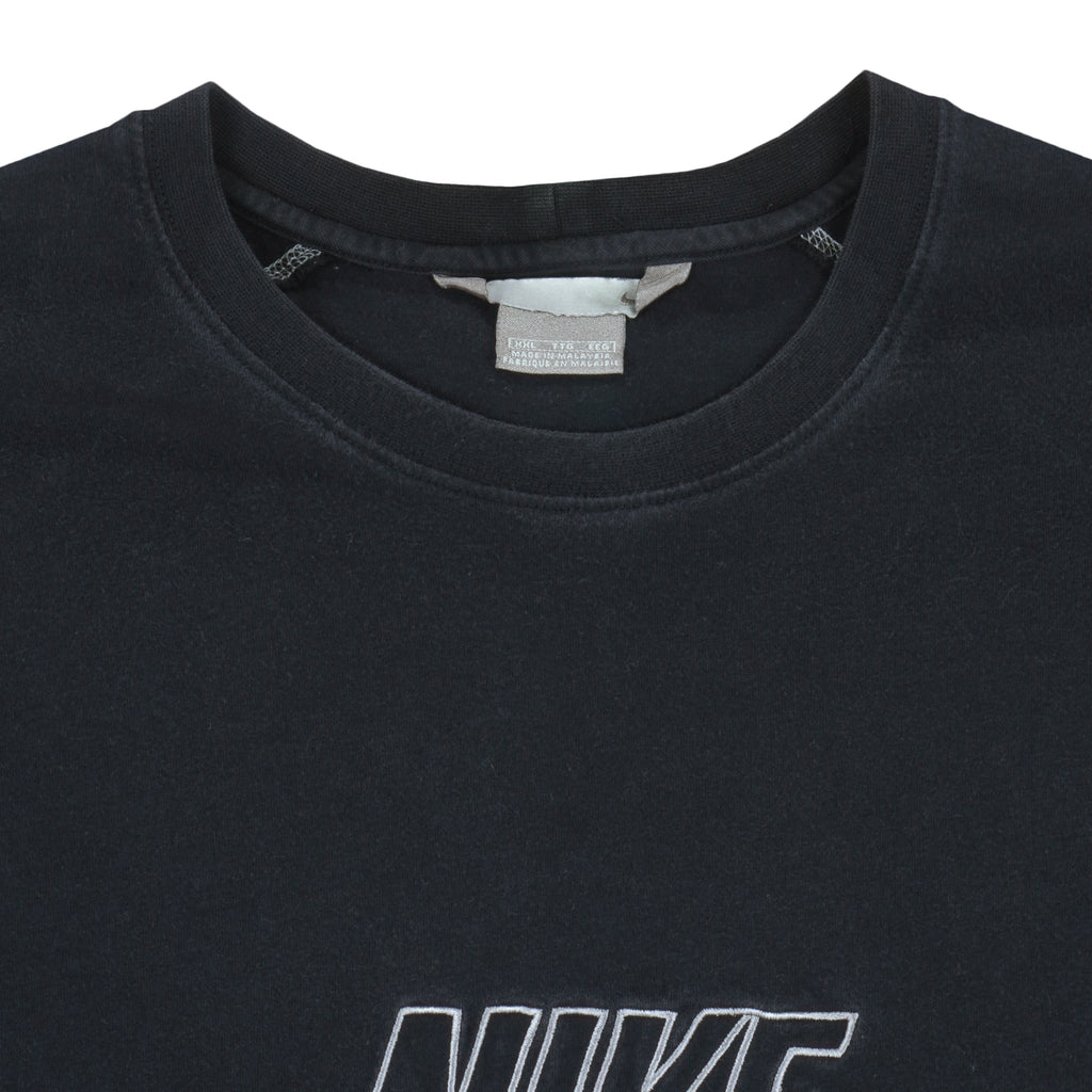 Nike - Black Spell-Out T-Shirt 1990s XX-Large