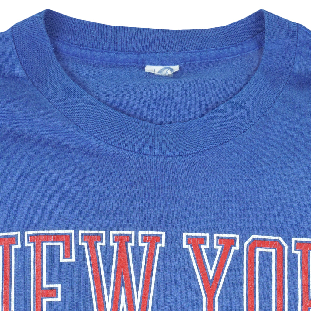 NHL - New York Rangers, Snoopy T-Shirt 1990 Large Vintage Retro Hockey