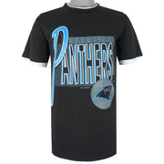 NFL (Salem) - Carolina Panthers Spell-Out T-Shirt 1993 Medium Vintage Retro Football