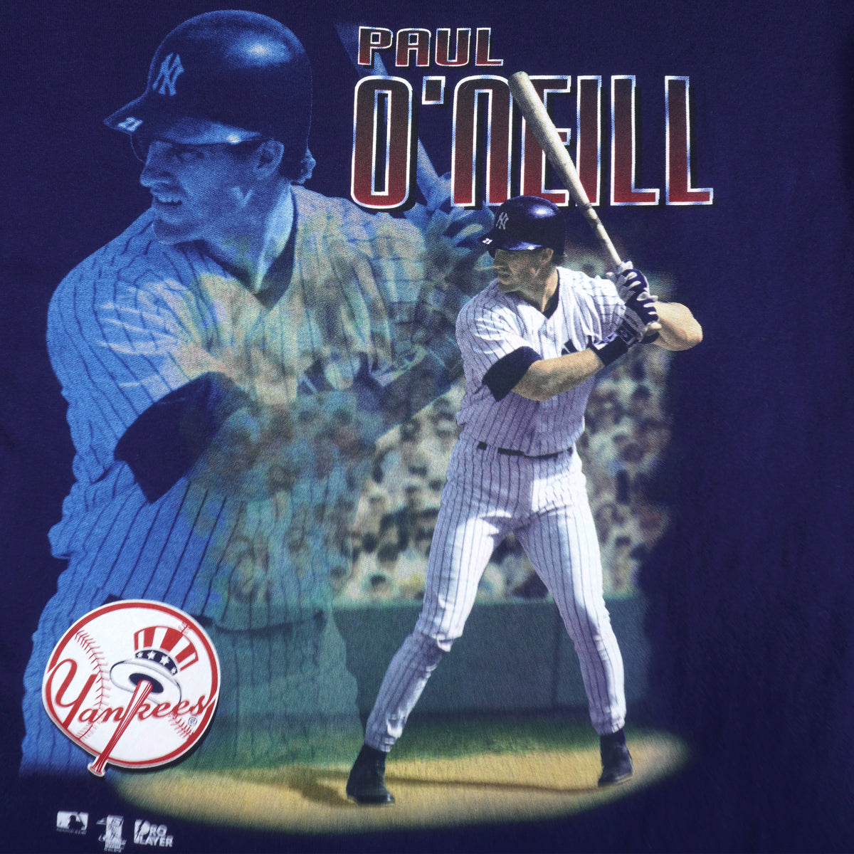 MLB - New York Yankees, Paul O Neill T-Shirt 1990s XX-Large Vintage Retro Baseball