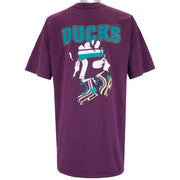 NHL (Nutmeg) - Mighty Ducks of Anaheim Breakout T-Shirt 1990s X-Large Vintage Retro Hockey