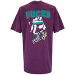 NHL (Nutmeg) - Mighty Ducks of Anaheim Breakout T-Shirt 1990s X-Large Vintage Retro Hockey