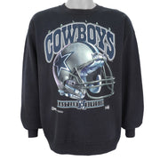 NFL ( Salem) - Dallas Cowboys Crew Neck Sweatshirt 1990s X-Large Vintage Retro Football