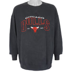 NBA (CSA) - Chicago Bulls Embroidered Crew Neck Sweatshirt 1990s X-Large
