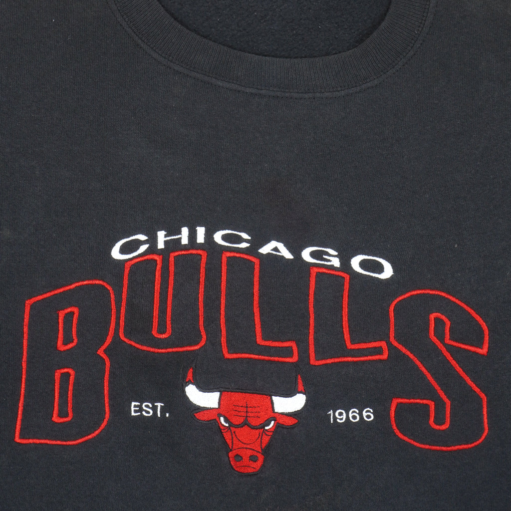 Vintage Lee Sport Chicago Bulls NBA Crewneck Sweatshirt Size XL Gray