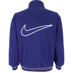 Nike - Embroidered Big Logo Fleece Sweatshirt 1990s Small Vintage Retro