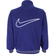 Nike - Embroidered Big Logo Fleece Sweatshirt 1990s Small Vintage Retro