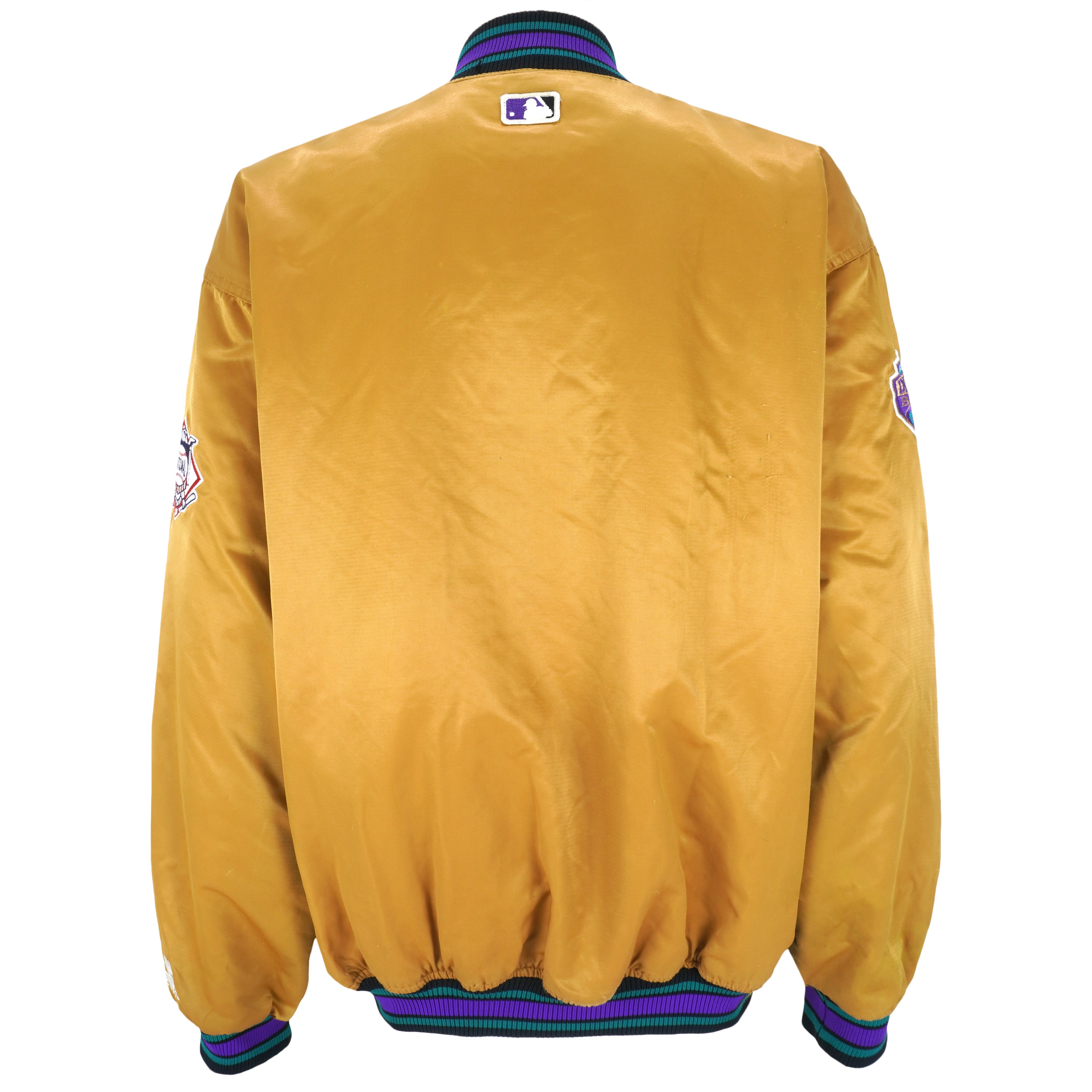 Starter - Diamond Backs Inaugural Season Button Up Satin Jacket 1998 XX-Large vintage Retro Baseball