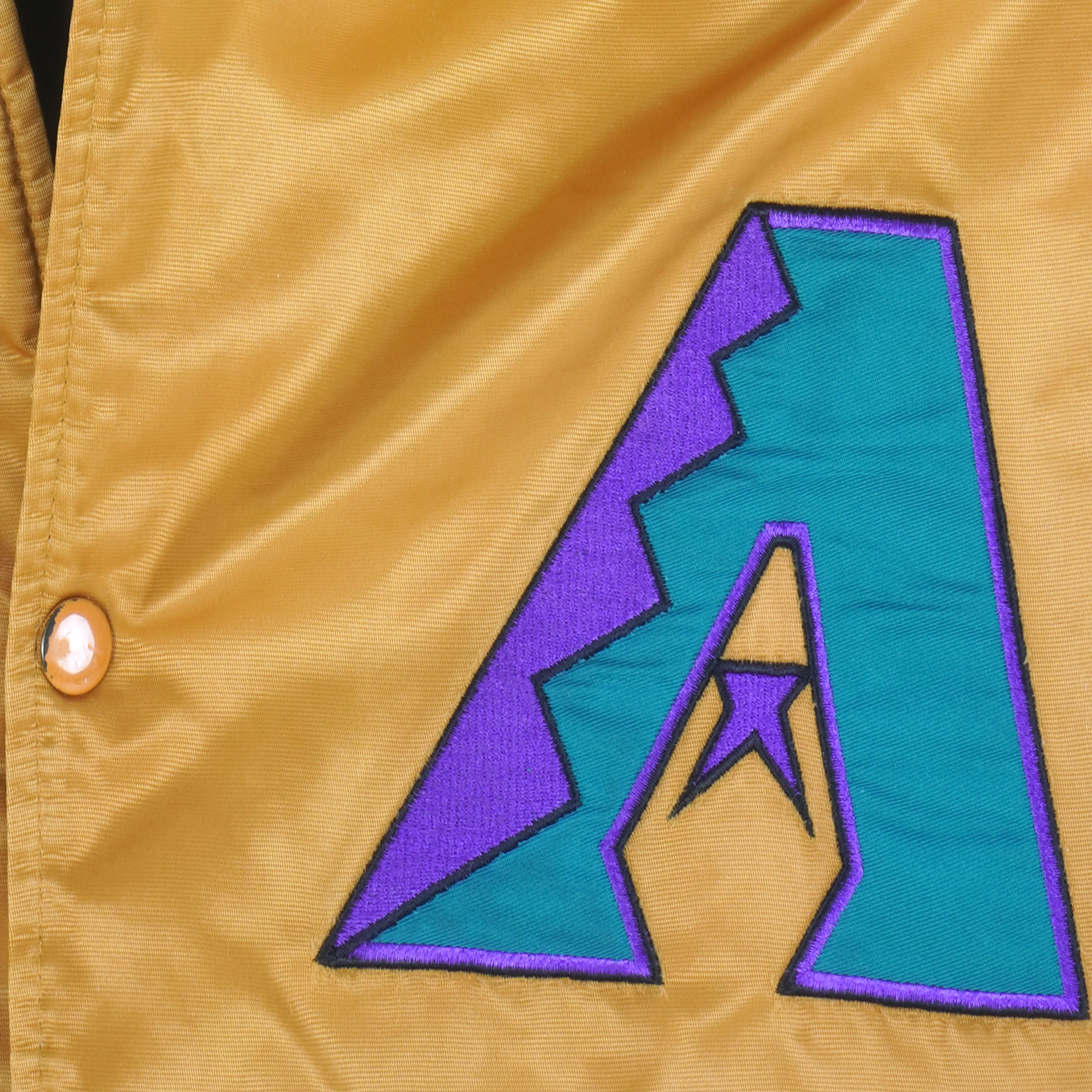 Starter - Diamond Backs Inaugural Season Button Up Satin Jacket 1998 XX-Large Vintage Retro Baseball