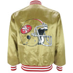 NFL (Swingster) - San Francisco 49ers Satin Jacket 1990s Medium Vintage Retro Football
