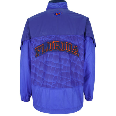 Nike - Team Florida Gators 1/2 Zip Windbreaker 1990s Large
