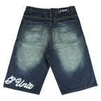 Vintage (G Unit) - Embroidered Short Denim Jeans 1990s Medium Vintage Retro