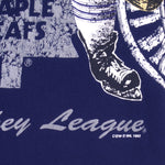 NHL (Tiger) - Toronto Maple Leafs Single Stitch T-Shirt 1992 Medium Vintage Retro Hockey