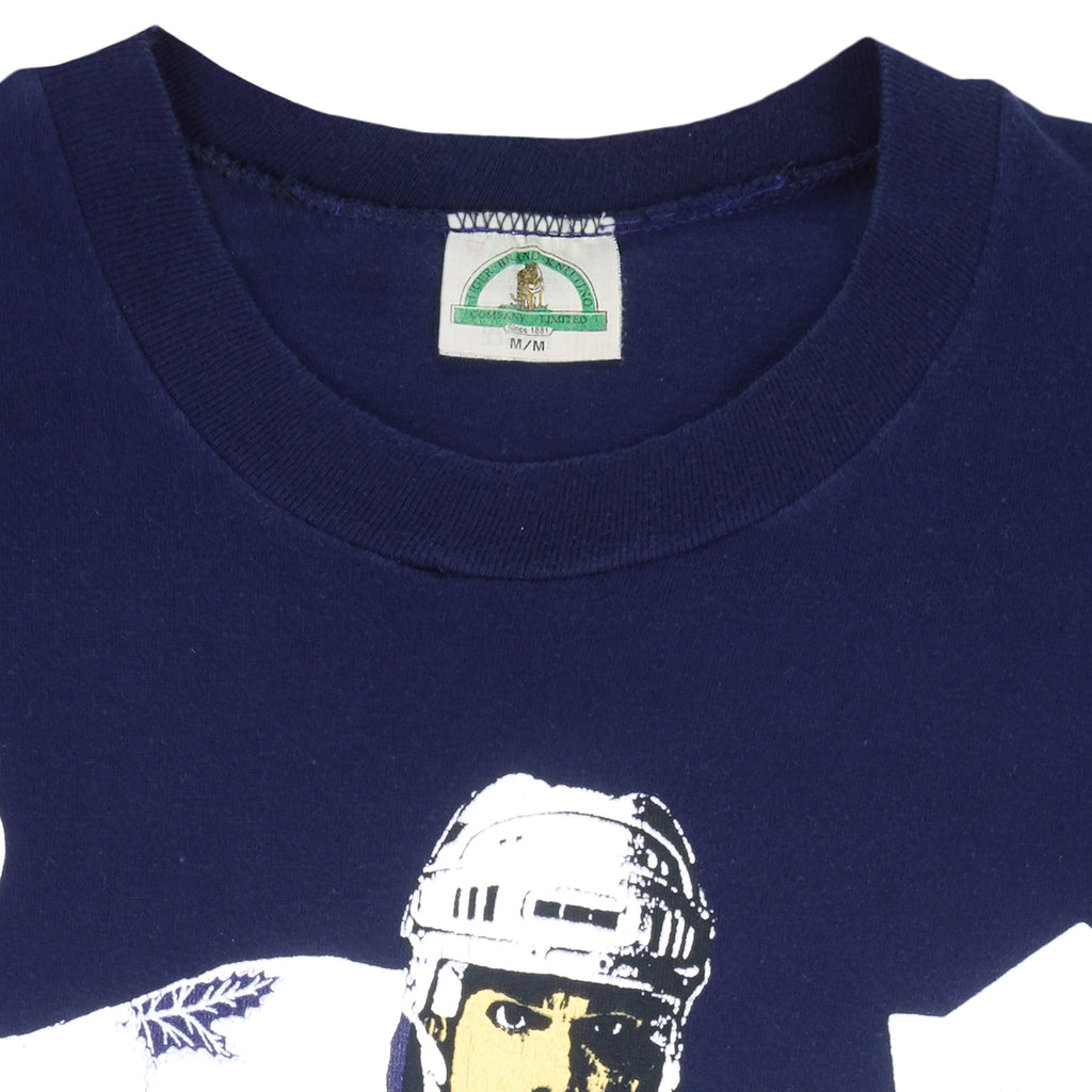 NHL (Tiger) - Toronto Maple Leafs Single Stitch T-Shirt 1992 Medium Vintage Retro Hockey