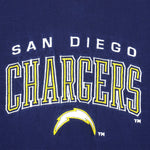 NFL (Pro Player) - Blue San Diego Chargers T-Shirt 1990s Large Vintage Retro Football