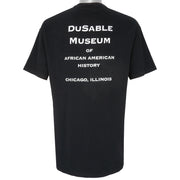 Vintage - Black Chicago Illinois Museum T-Shirt 1990s X-Large Vintage Retro