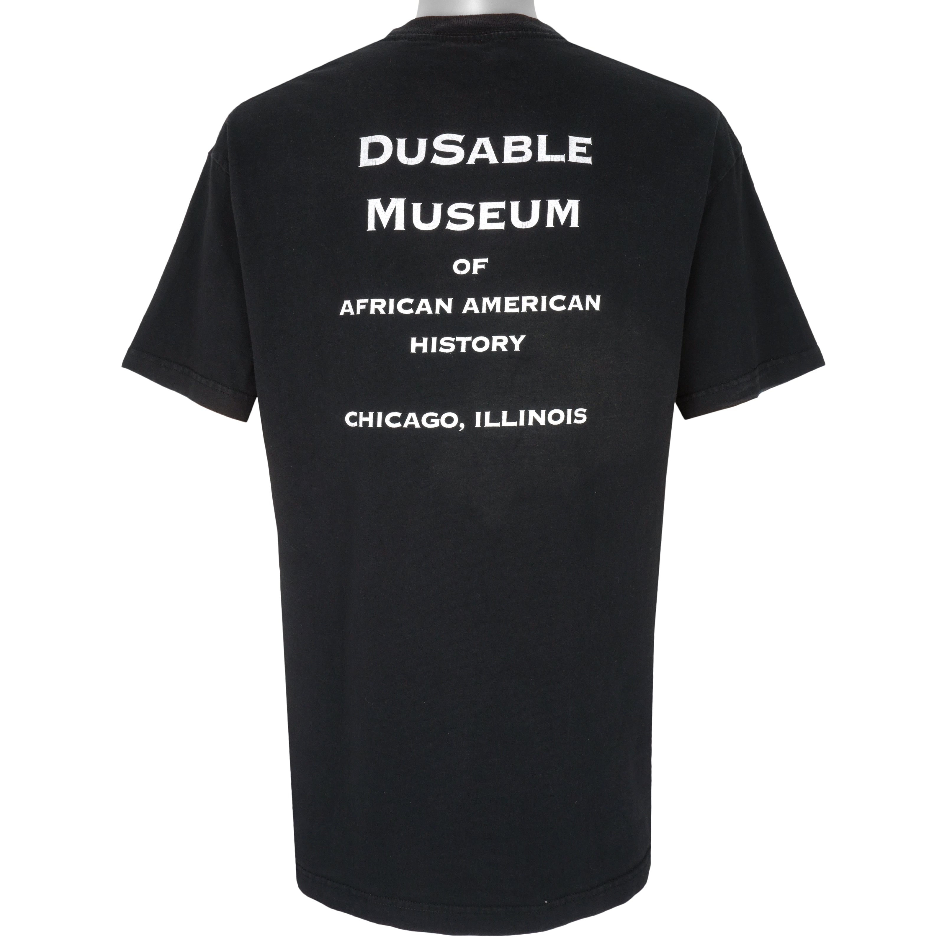 Vintage - Black Chicago Illinois Museum T-Shirt 1990s X-Large Vintage Retro