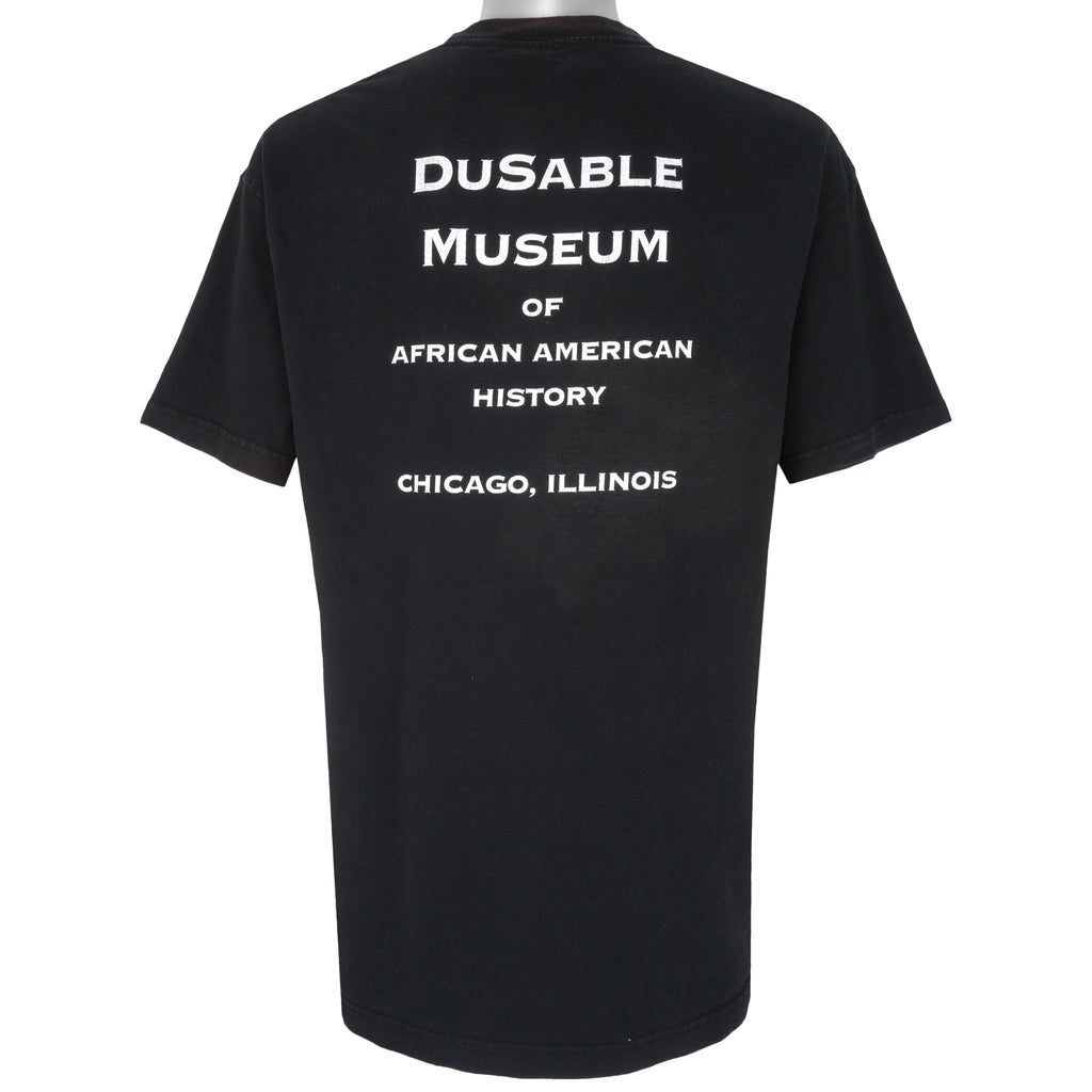 Vintage - Black Chicago Illinois Museum T-Shirt 1990s X-Large Vintage Retro