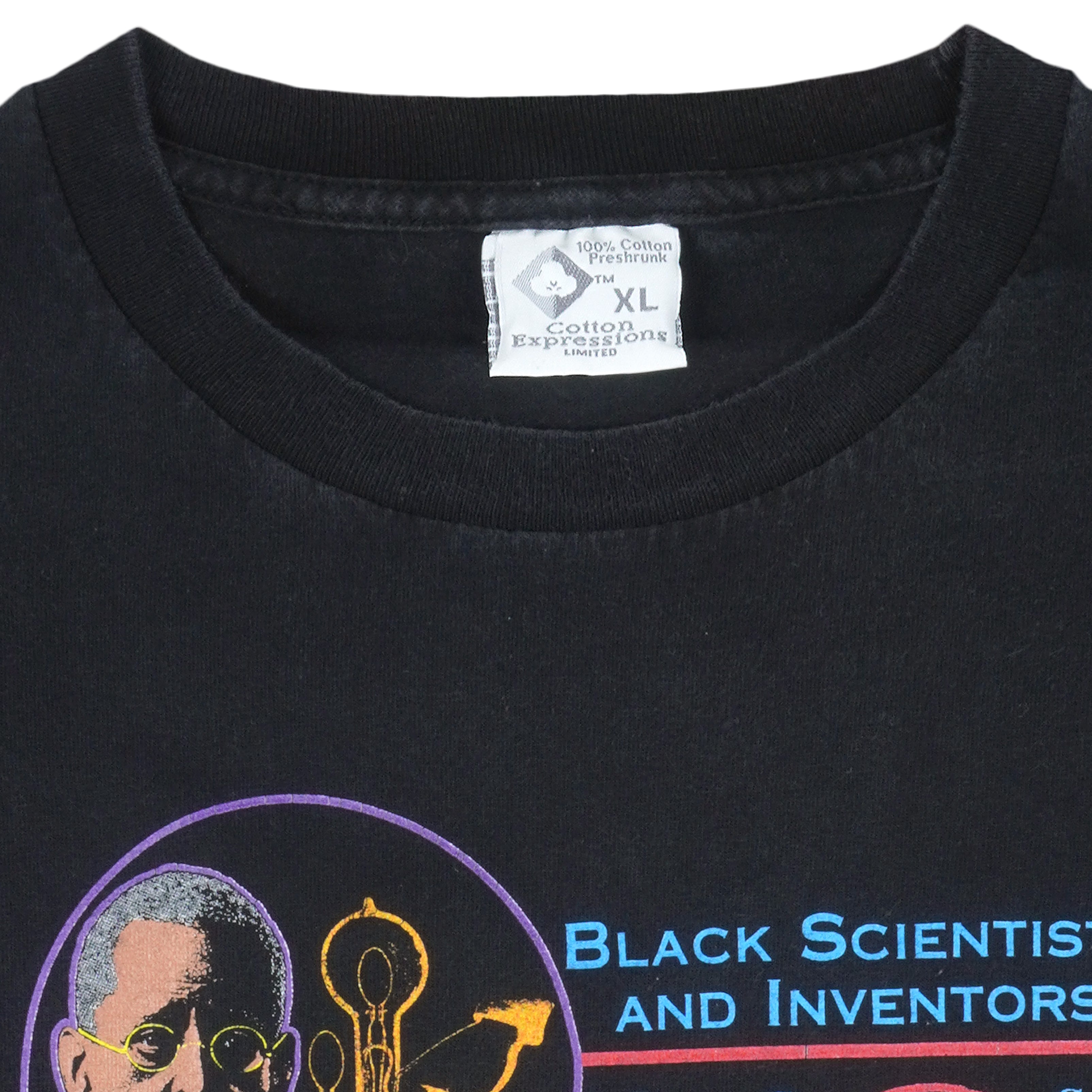 Vintage - Black Chicago Illinois Museum T-Shirt 1990s X-Large Vintage Retro