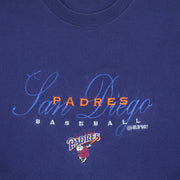 MLB - San Diego Padres Embroidered Single Stitch T-Shirt 1997 Large Vintage Retro Baseball