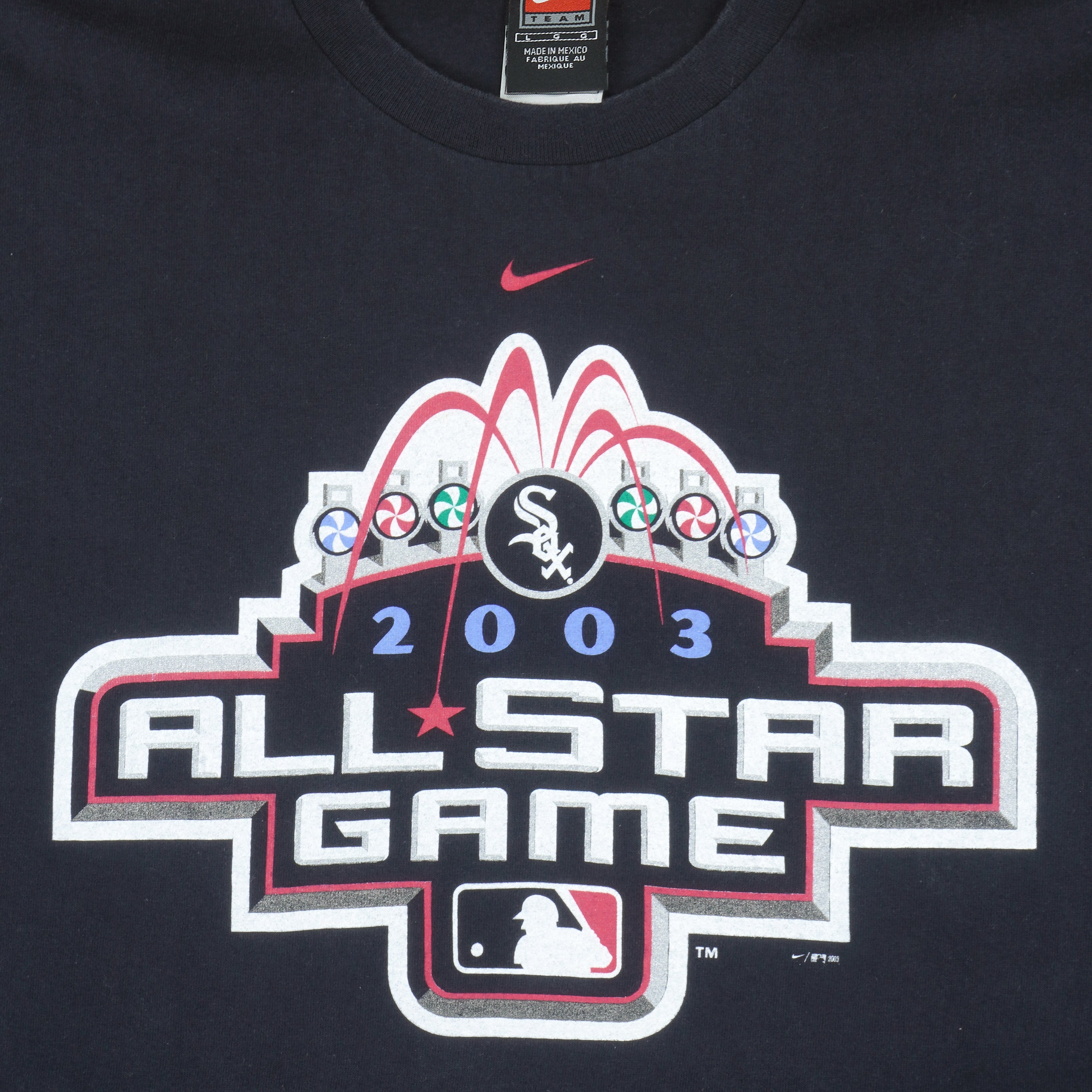 Nike - Chicago White Sox All Star Game T-Shirt 2003 Large Vintage Retro Baseball