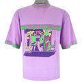 Vintage (NOW) - Purple Hawaiian T-Shirt 1990s Small Vintage Retro