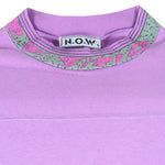 Vintage (NOW) - Purple Hawaiian T-Shirt 1990s Small Vintage Retro