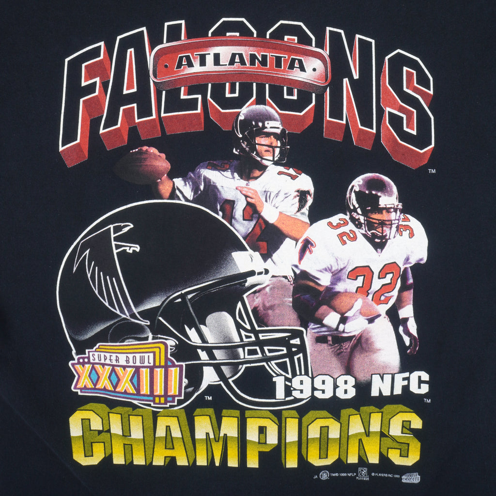 NFL (Sport At Tack) - Atlanta Falcons Super Bowl 33th T-Shirt 1999 X-Large Vintage Retro Football